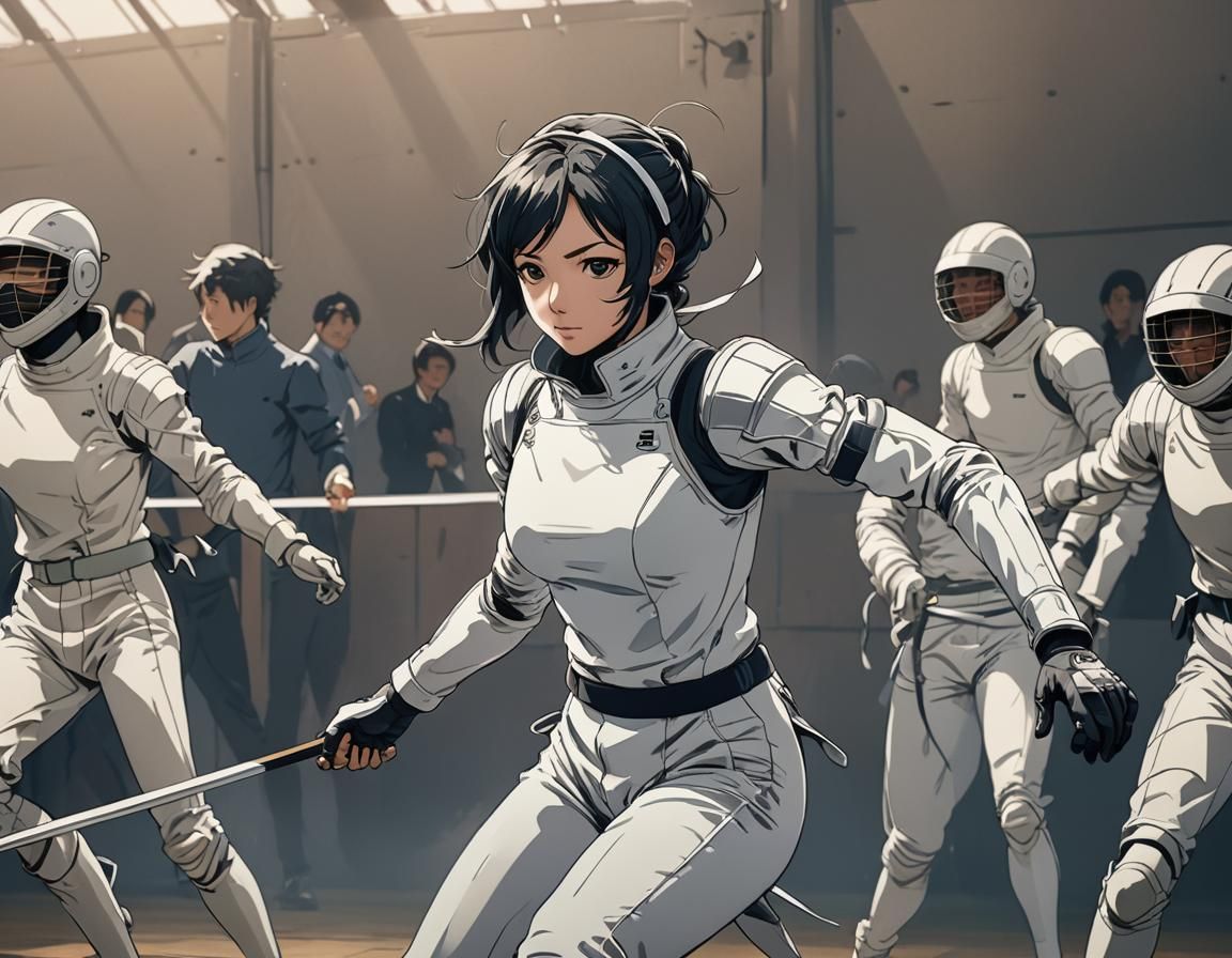 Anime Manga Scan: Fencing on Sunday