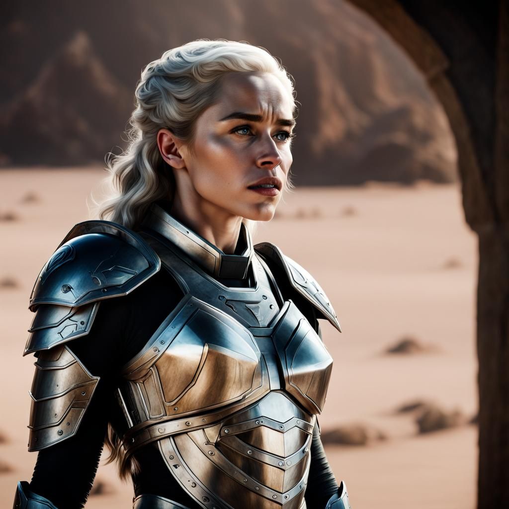 Emilia Clarke as a Halo Spartan in HDR