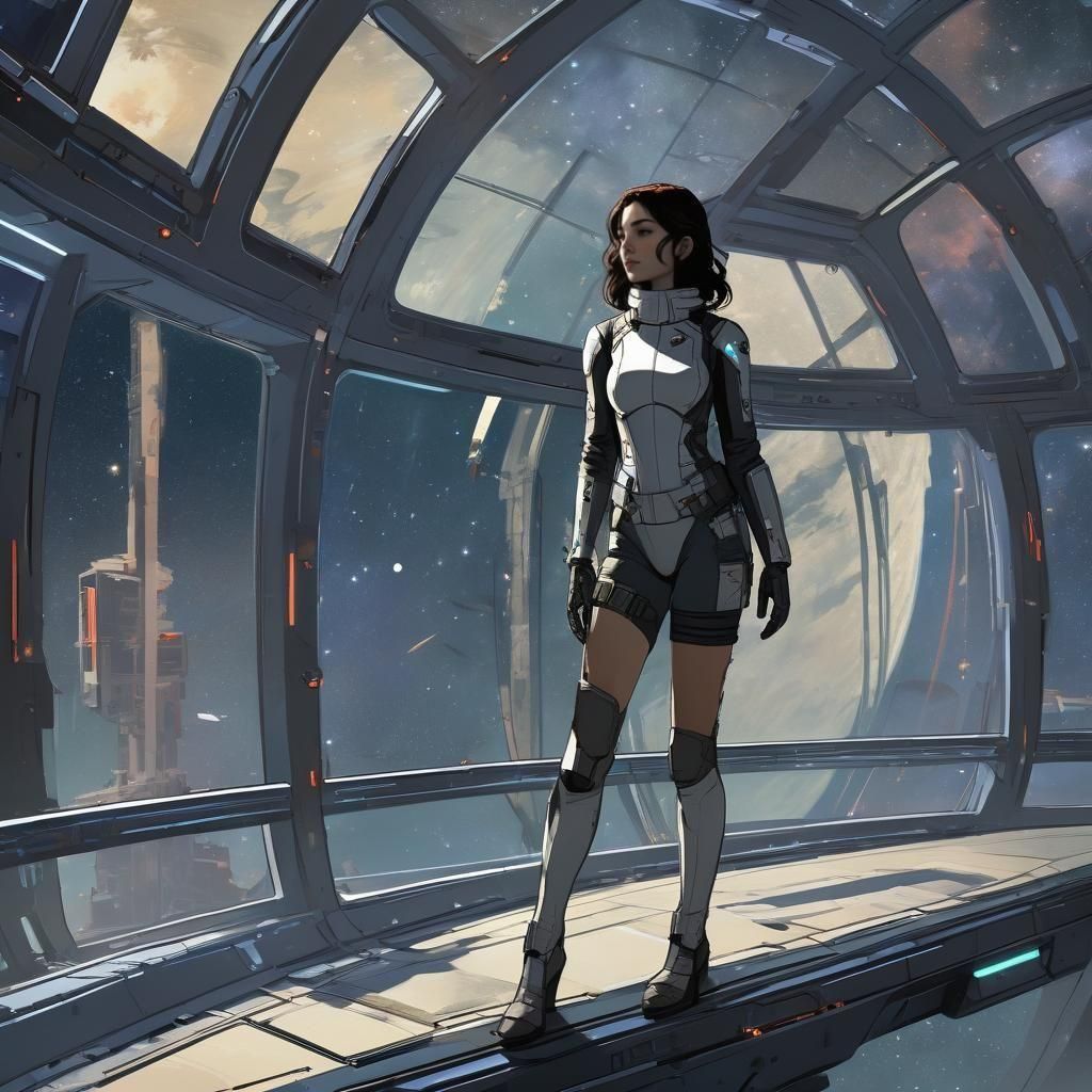 In the minimalist illustrative style of Mœbius, Cosimo Gallu...