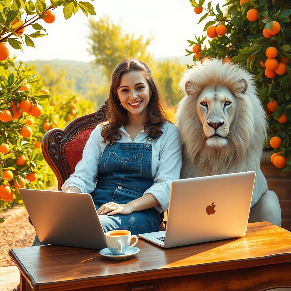 Rustic Portraiture in Impressionist Style