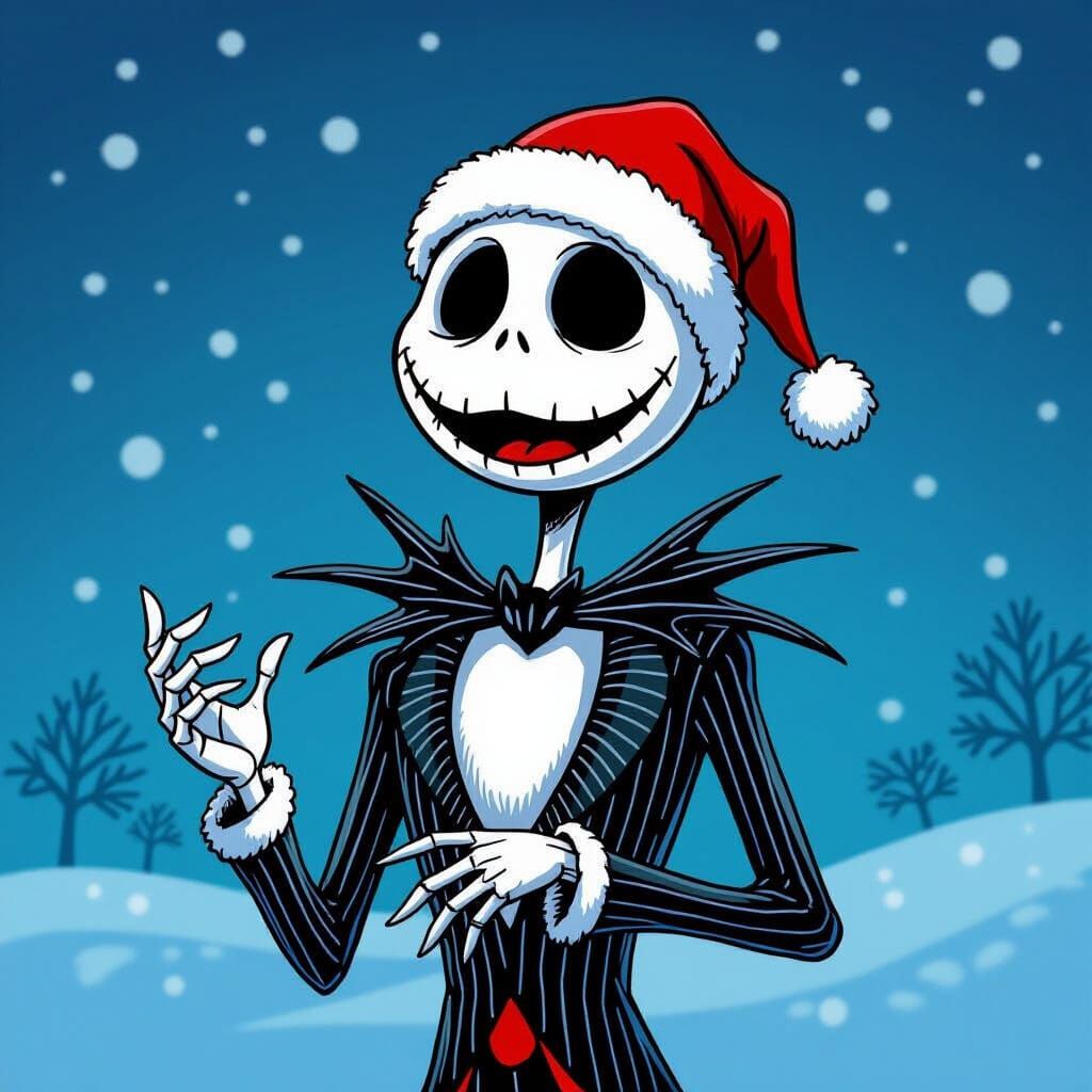Jack Skellington Sings a Christmas Carol
