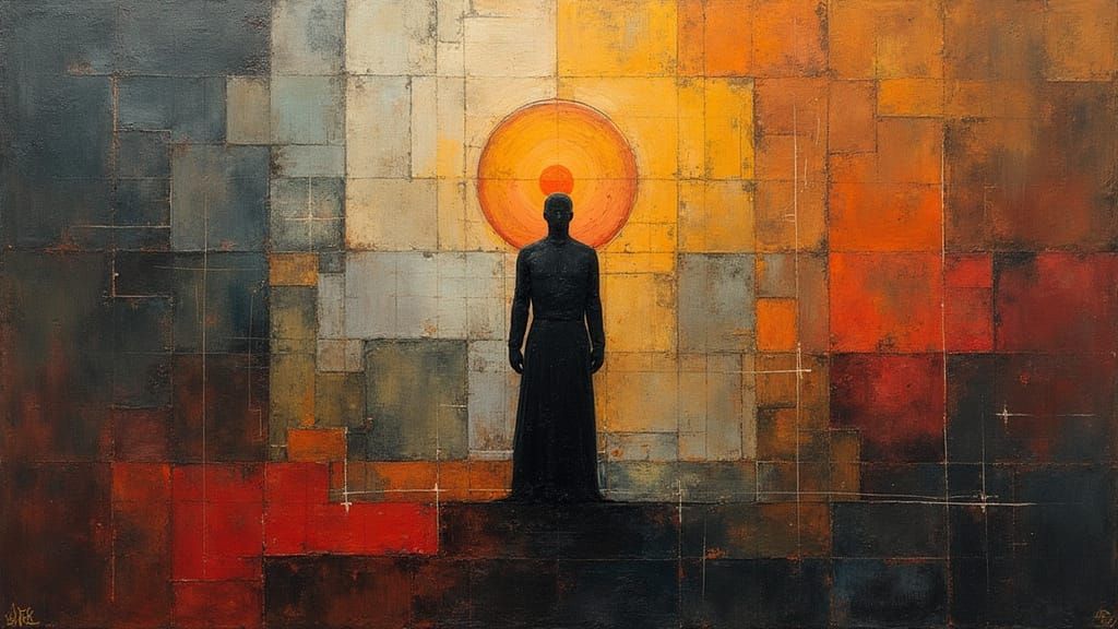 Abstract Geometric Art of Ego Transcendence