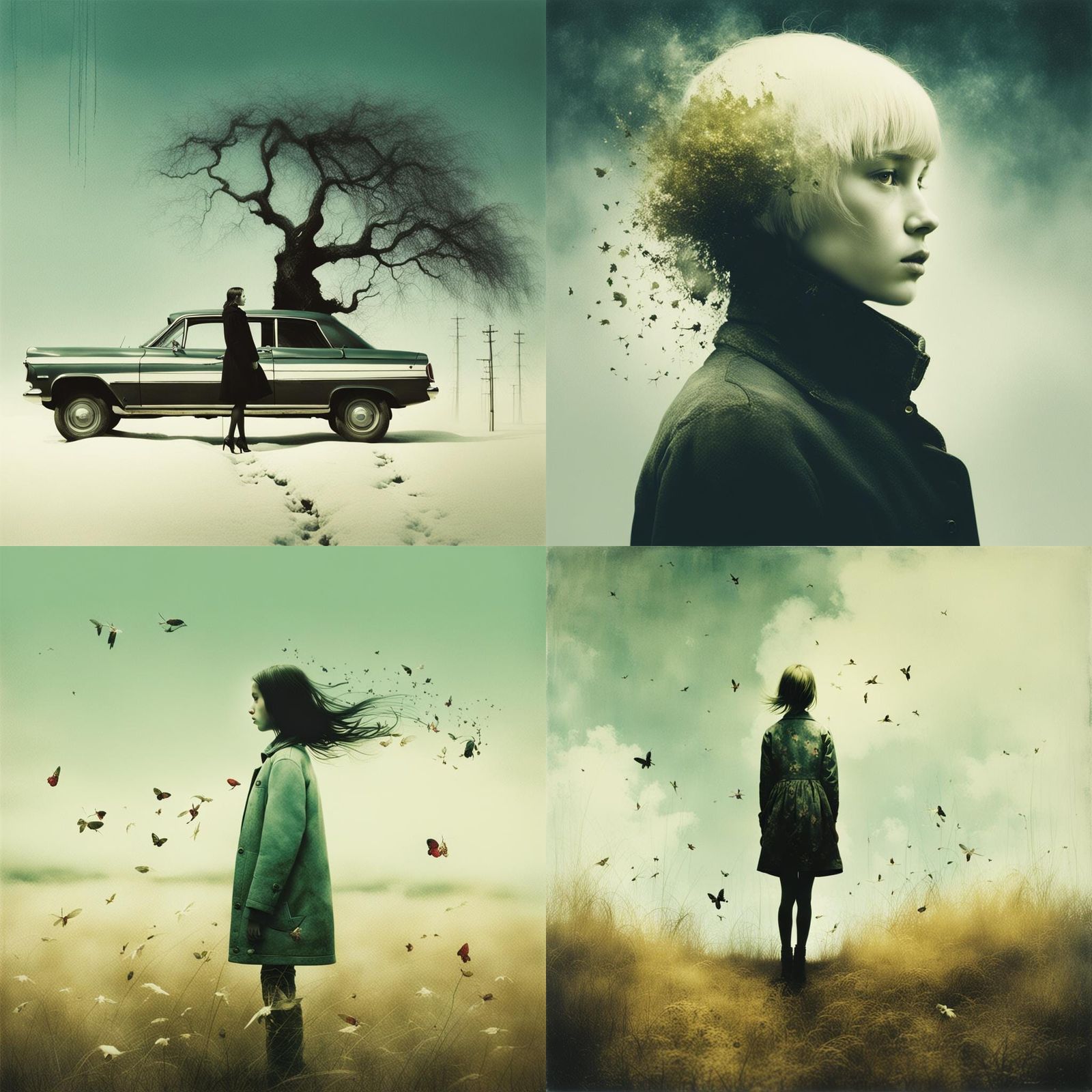 Portrait of a Young Girl in Soft Focus