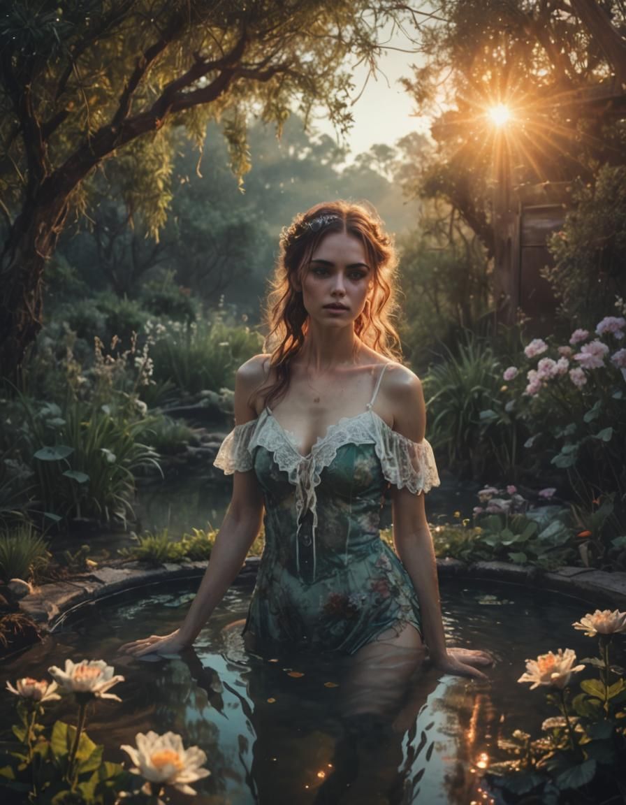 Victorian Country Fantasy Hot Spring