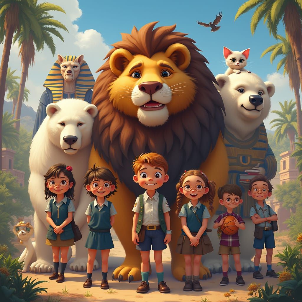 Animals and Children in Fantasy Concept Art