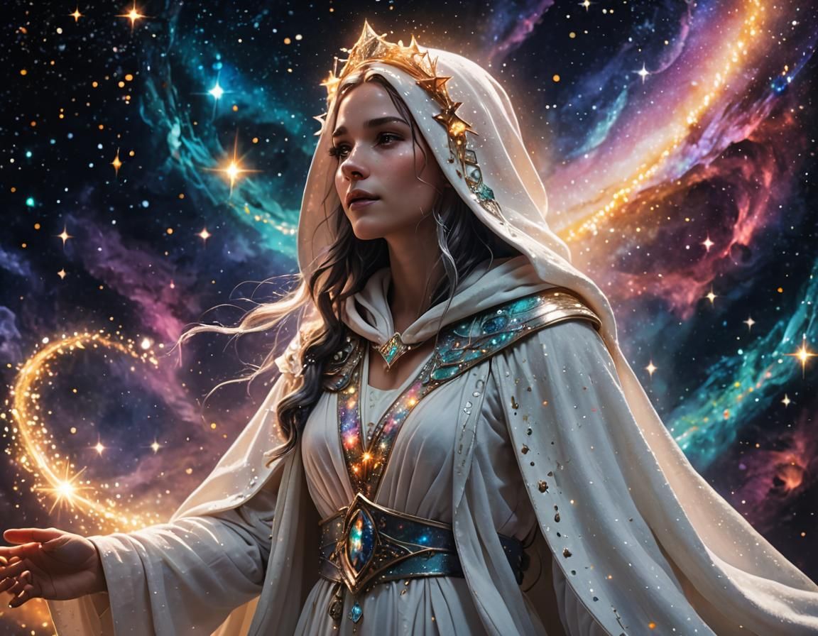 Mystical Elf Singer in Dreamlike Fantasy Art