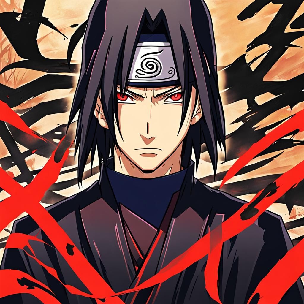 Itachi Uchiha Anime Key Visual Art