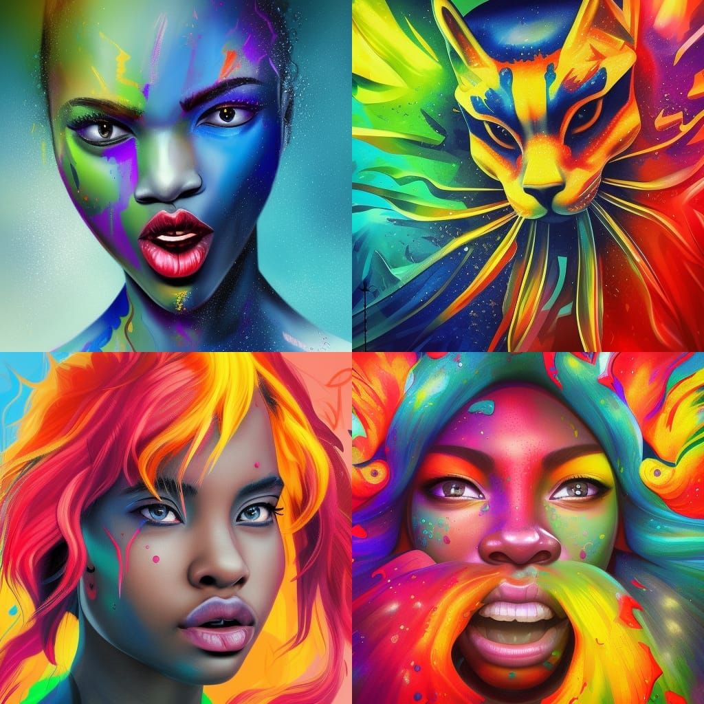 Hyperrealistic Splash Art Portrait of Qurrency