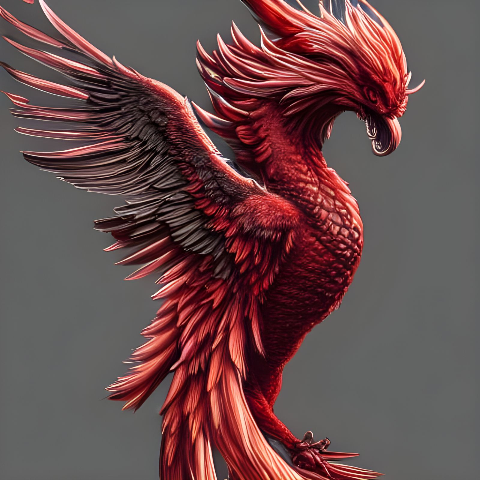 Fiery Phoenix Concept Art in 8k Resolution