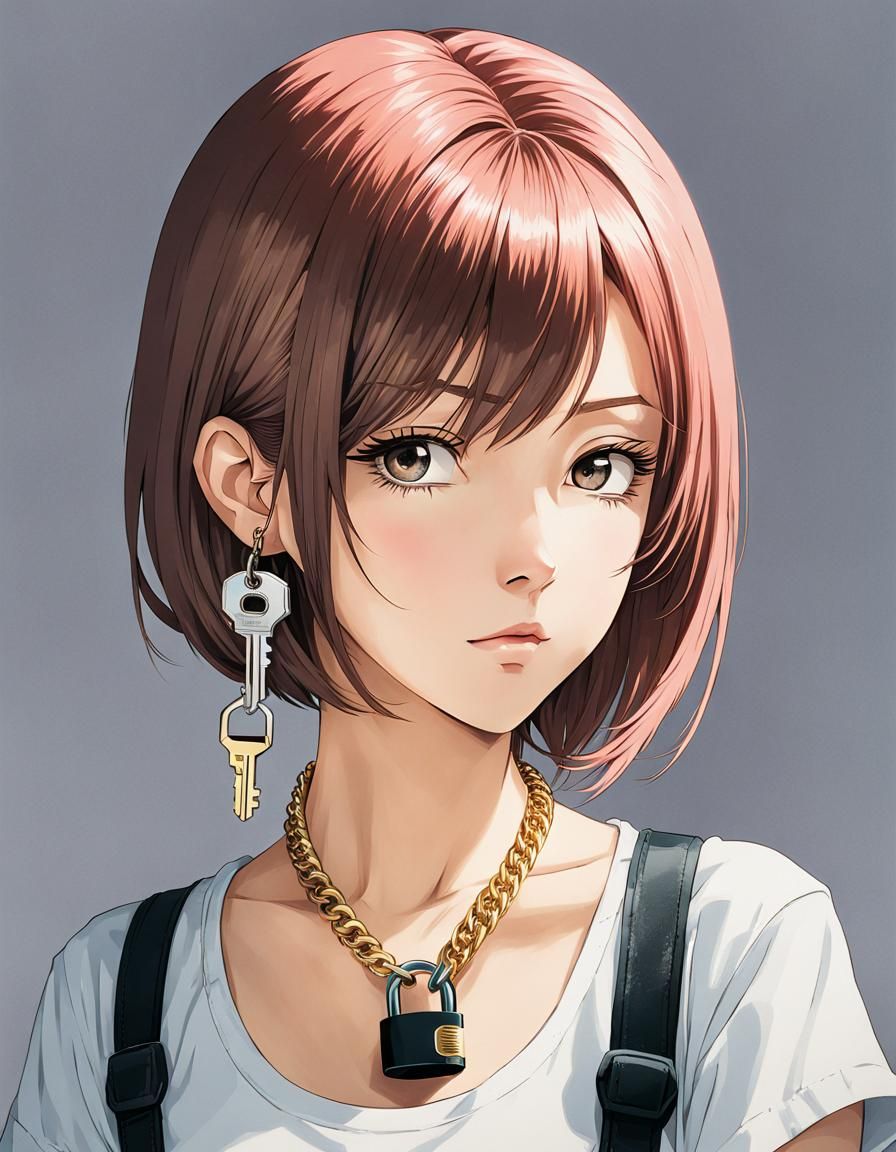 Locksmith Portrait in Anime Style by Akira Toriyama