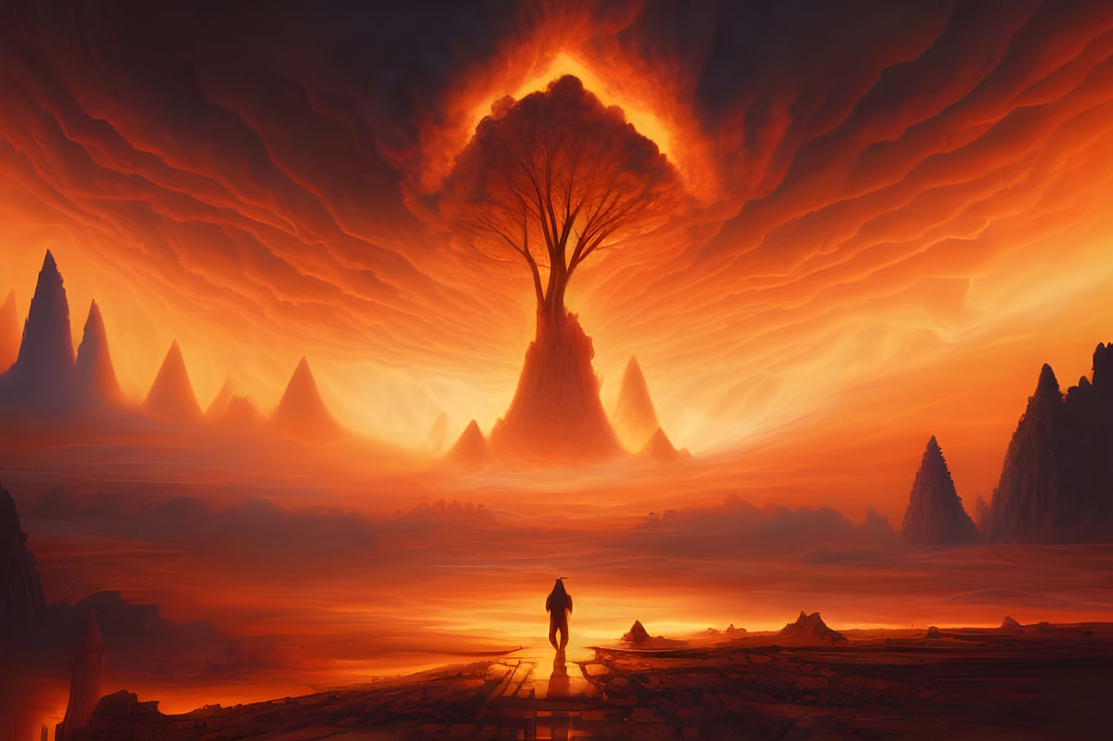 Armageddon: Digital Art of a Destroyed Ancient City