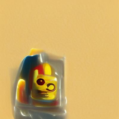 Sentient Lego Minifigure Digital Art