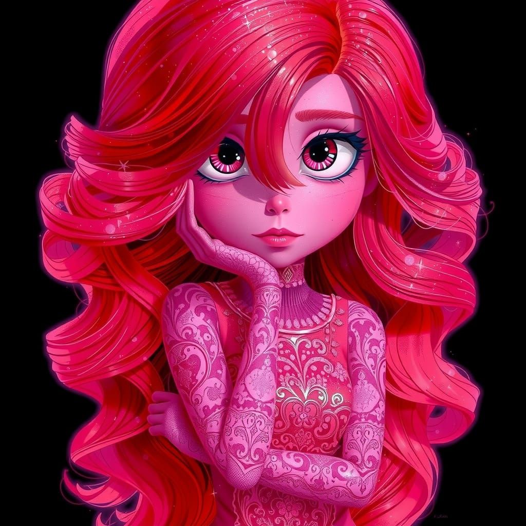 Hyper Realistic Portrait in Vibrant Colors