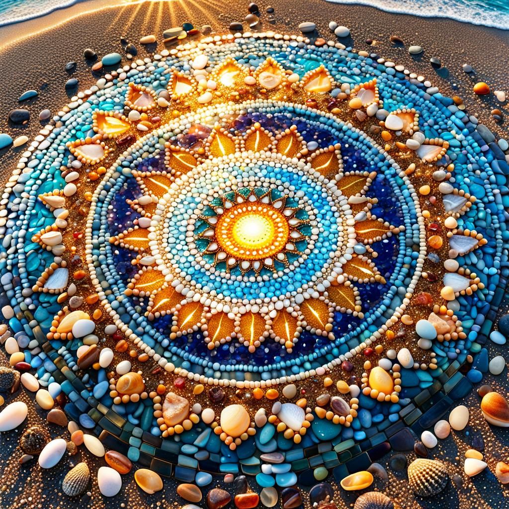 pebble mandala