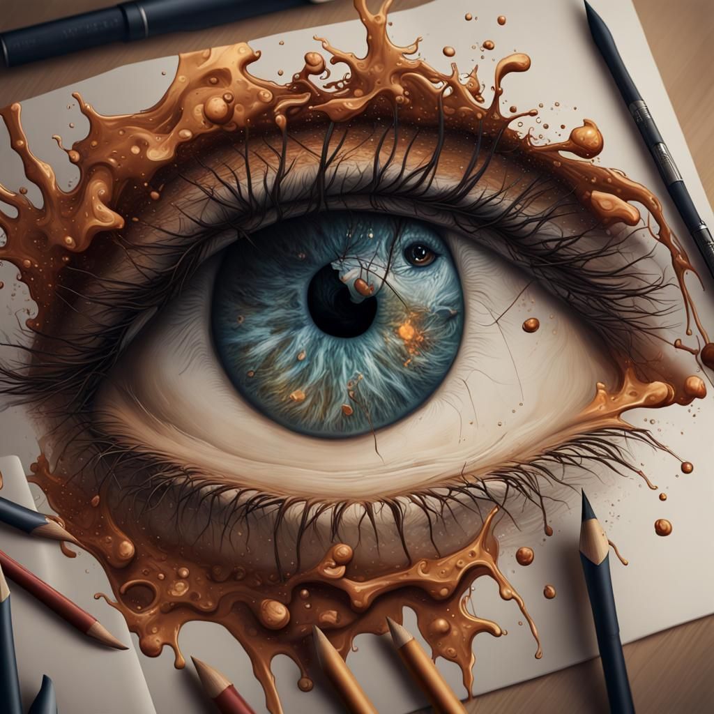 Father and Daughter Embrace in Hyperrealistic Art