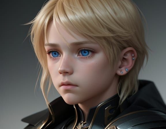 Child in Cape with Glowing Eyes, Concept Art