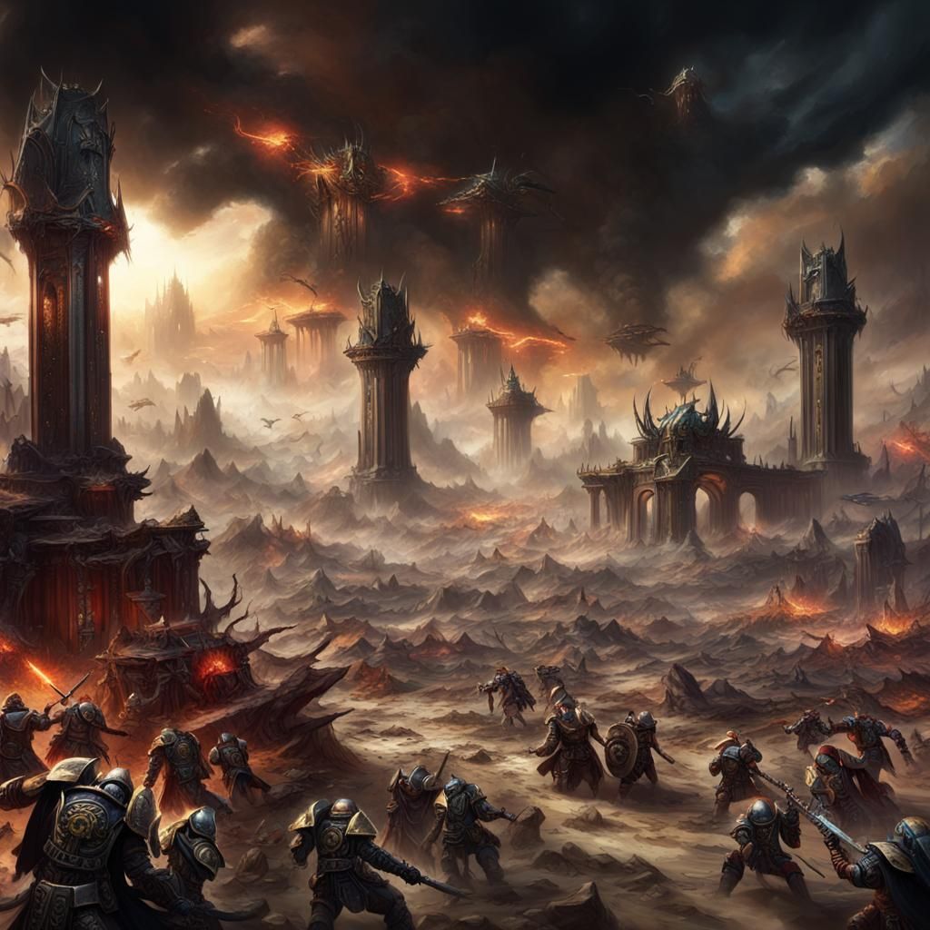 Warhammer 40K: Emperor's Apocalyptic Earth Battle