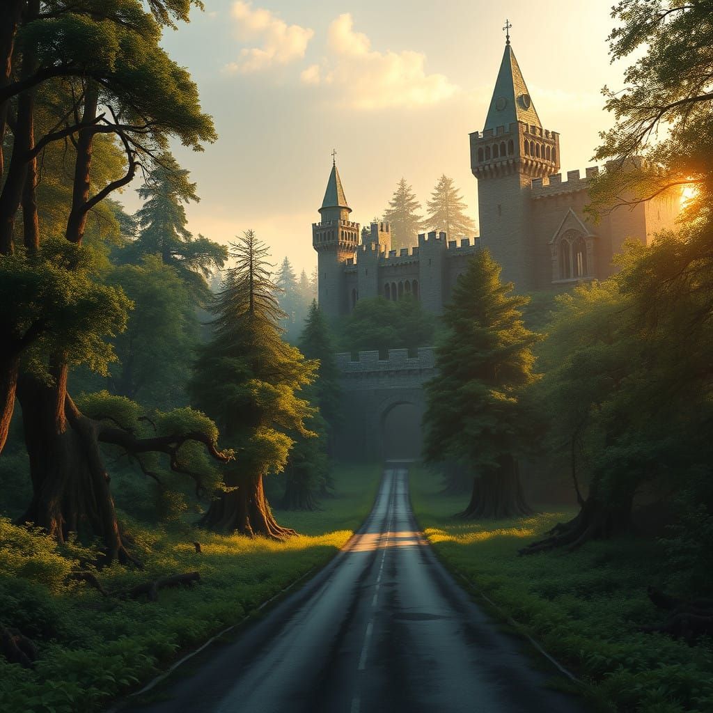 Ancient Fortress Emerges from the Heart of the Enchanted For...