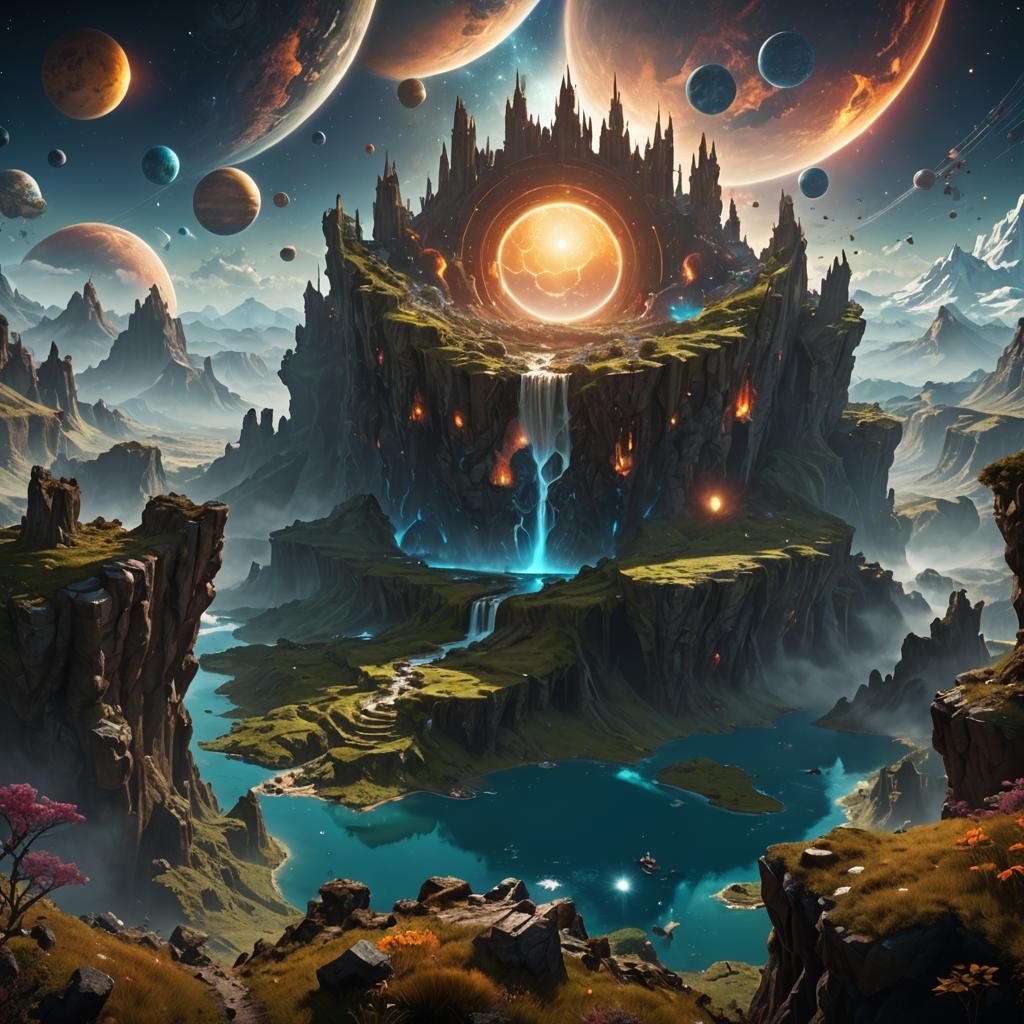 New Earth: A Brilliant Universe Concept Art