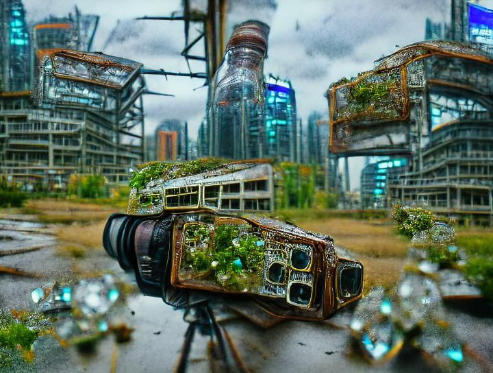 Nature Reclaims a Futuristic Abandoned City