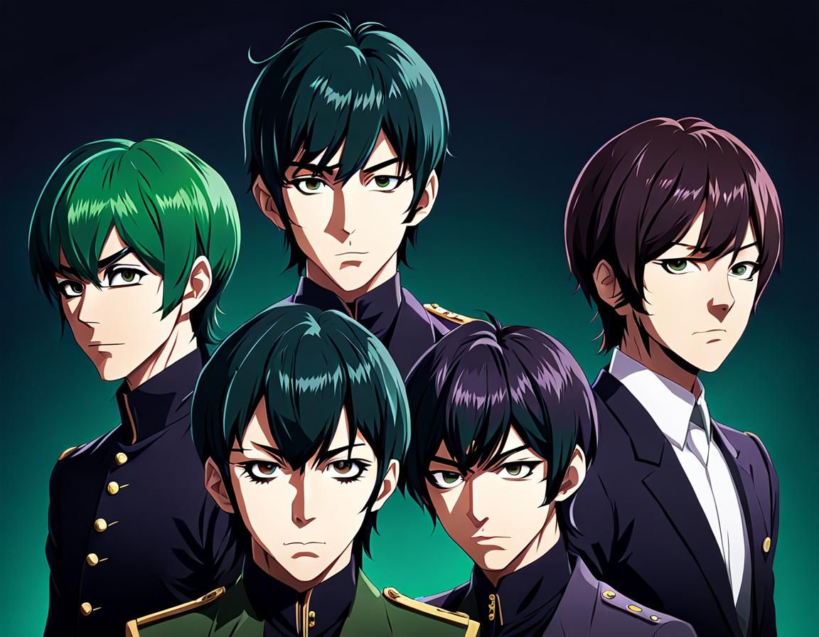the beatles as anime villains