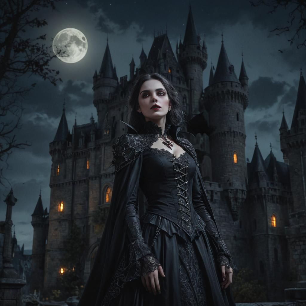 vampire castle lady