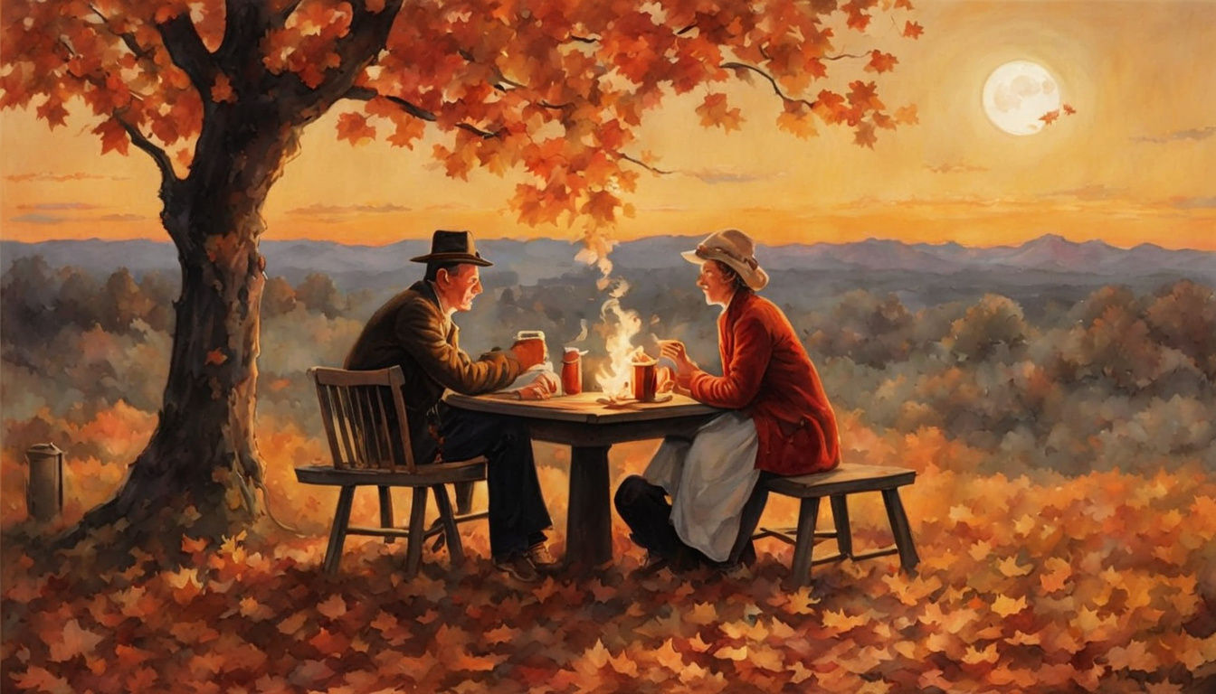 Cozy Autumn Date Night by Bonfire