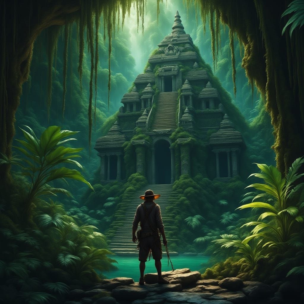 Grizzled Explorer Finds Hidden Jungle Temple in Cinematic St...