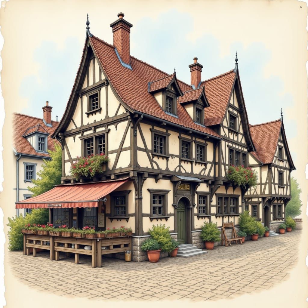 Duchy of Waldheim Tavern 3 <lora:Muted Memory:1.0>