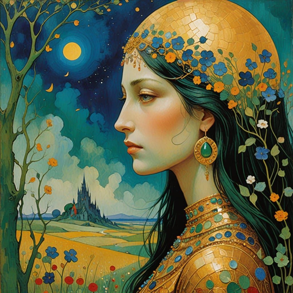 Dreamlike Surrealism in Encaustic Impasto