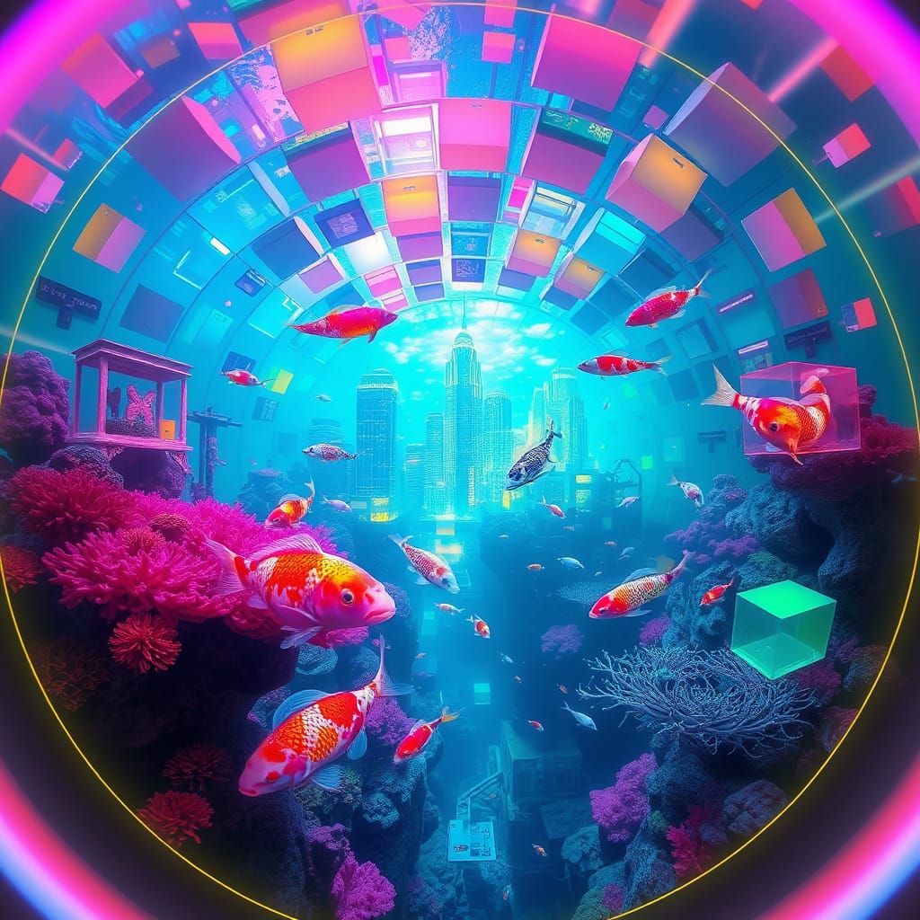 Underwater City of Chromatic Dreams