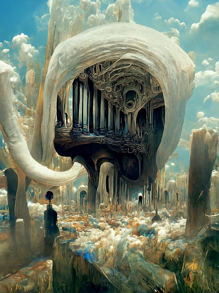 "Sight into sound synesthesia experience #2" by H.R. Giger, ...