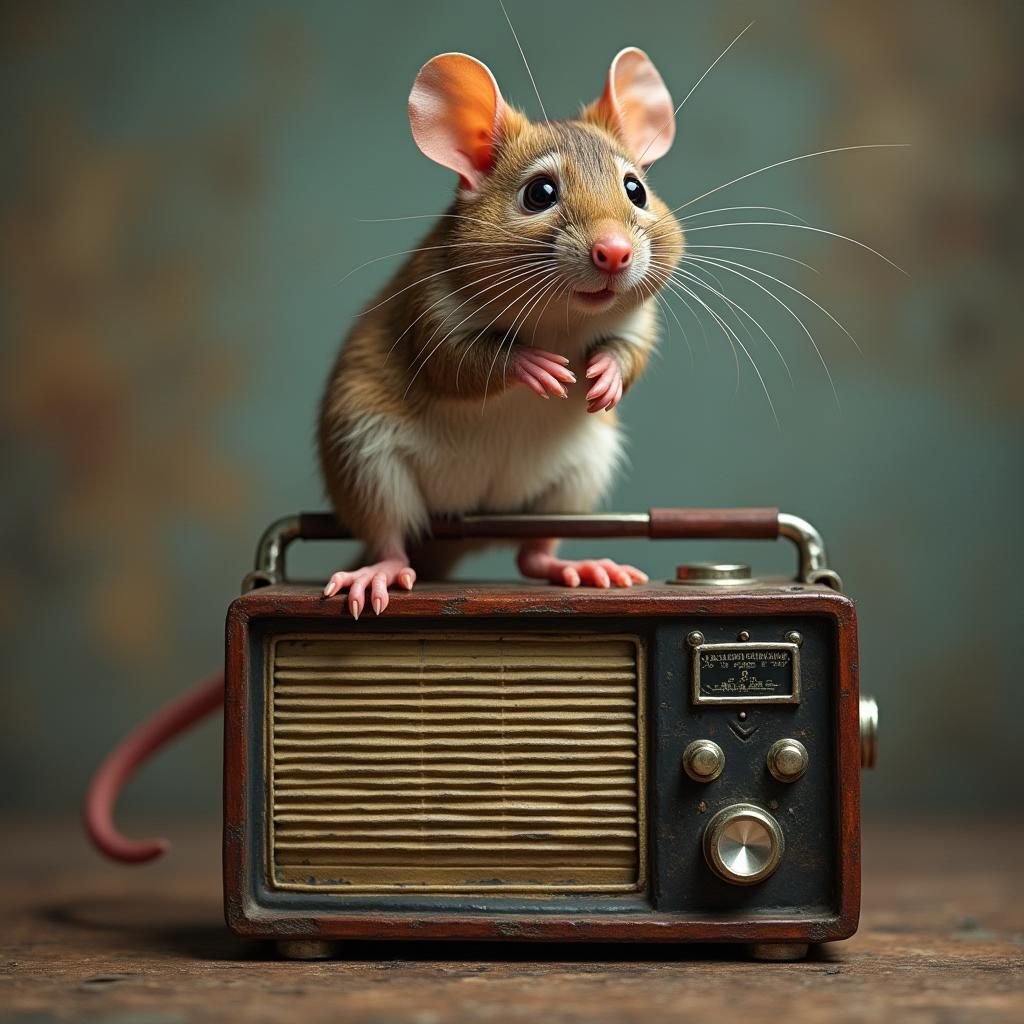 Perplexed Rat on Radio