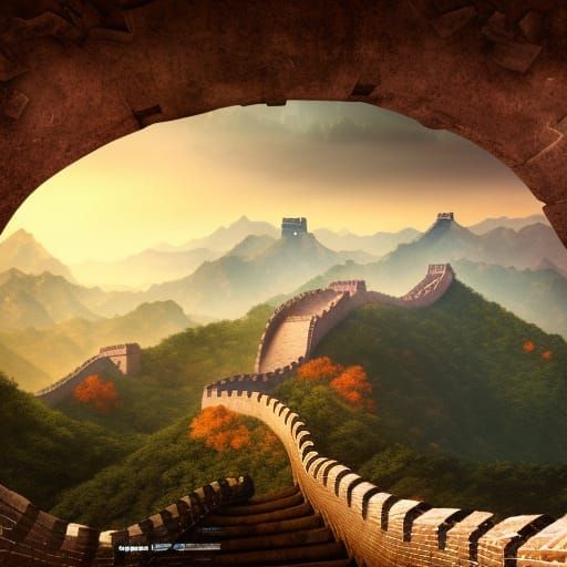The Great Wall: Detailed Matte Painting