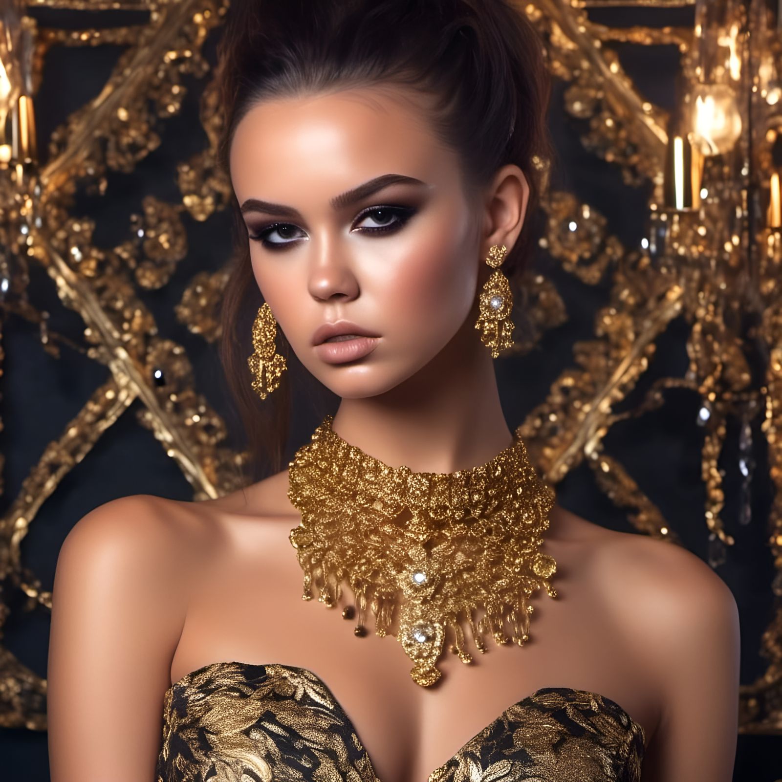 Beautiful Fashion Model in Lavish Penthouse