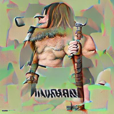 AI Image of a Barbarian