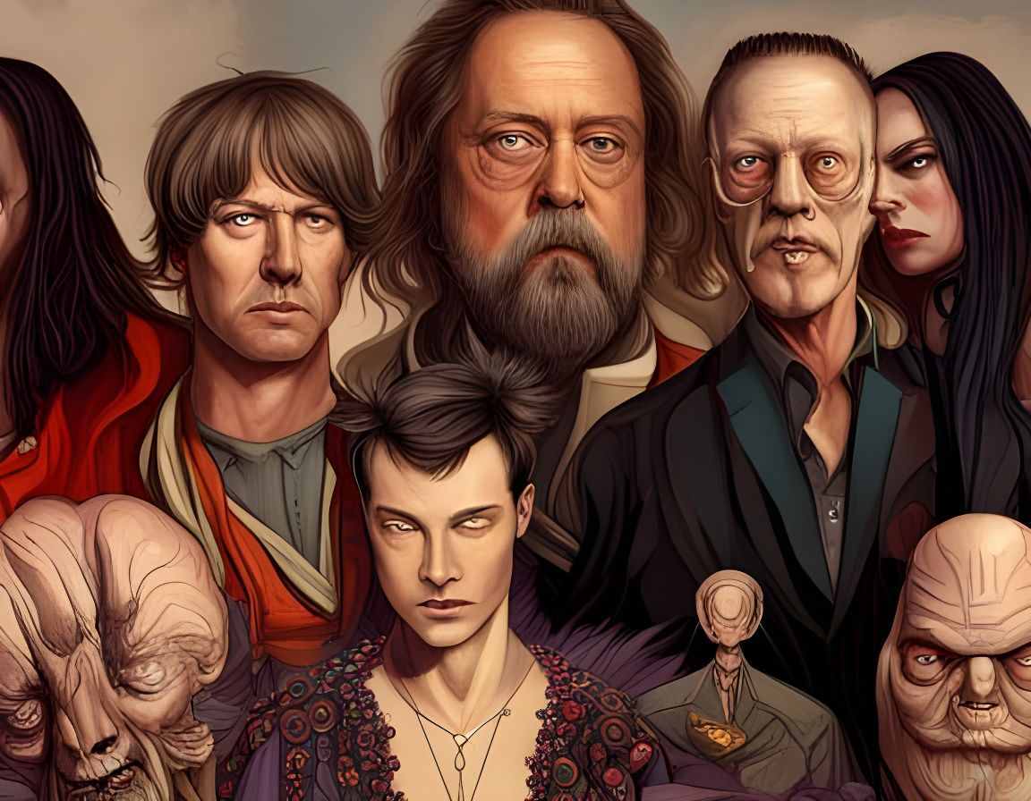 Shaggy, Jesus, Beavis & Butthead: Photorealistic Quartet