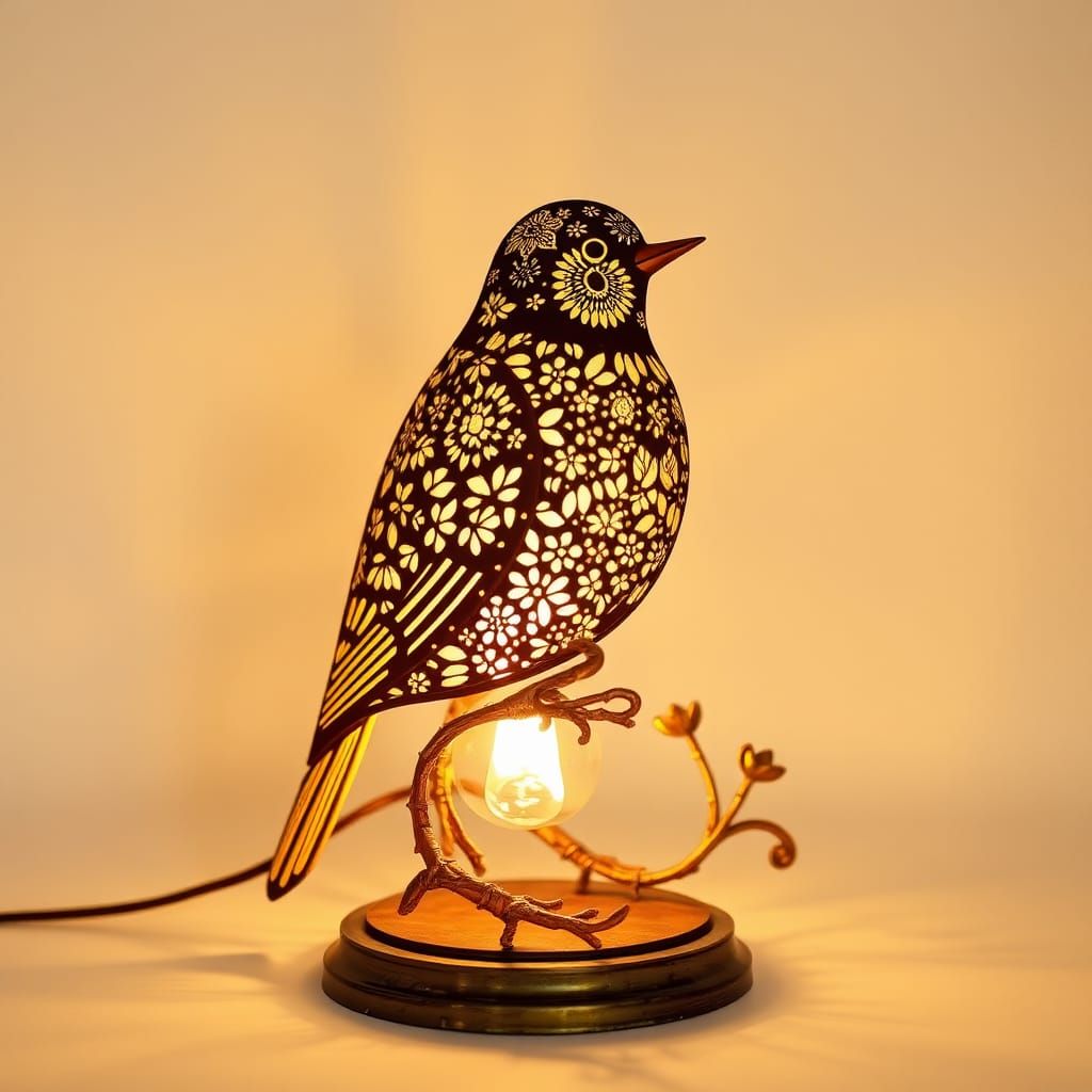 Filigree Robin Lamp