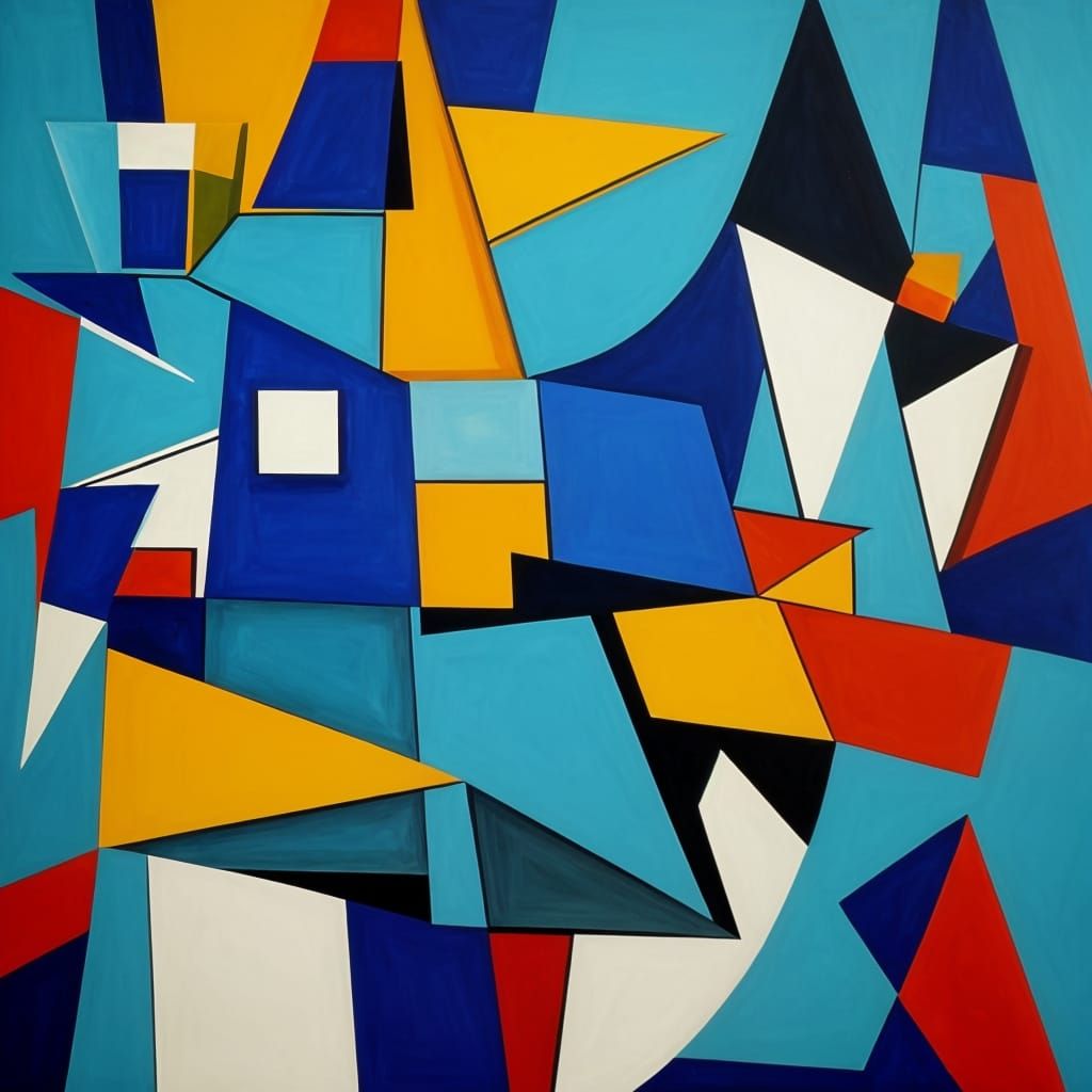 Picasso Style Digital Painting