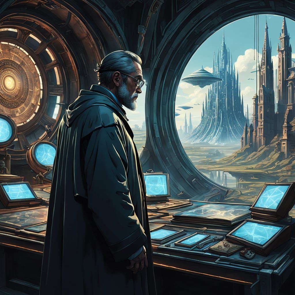 Mystic Vision of a Futuristic Utopia