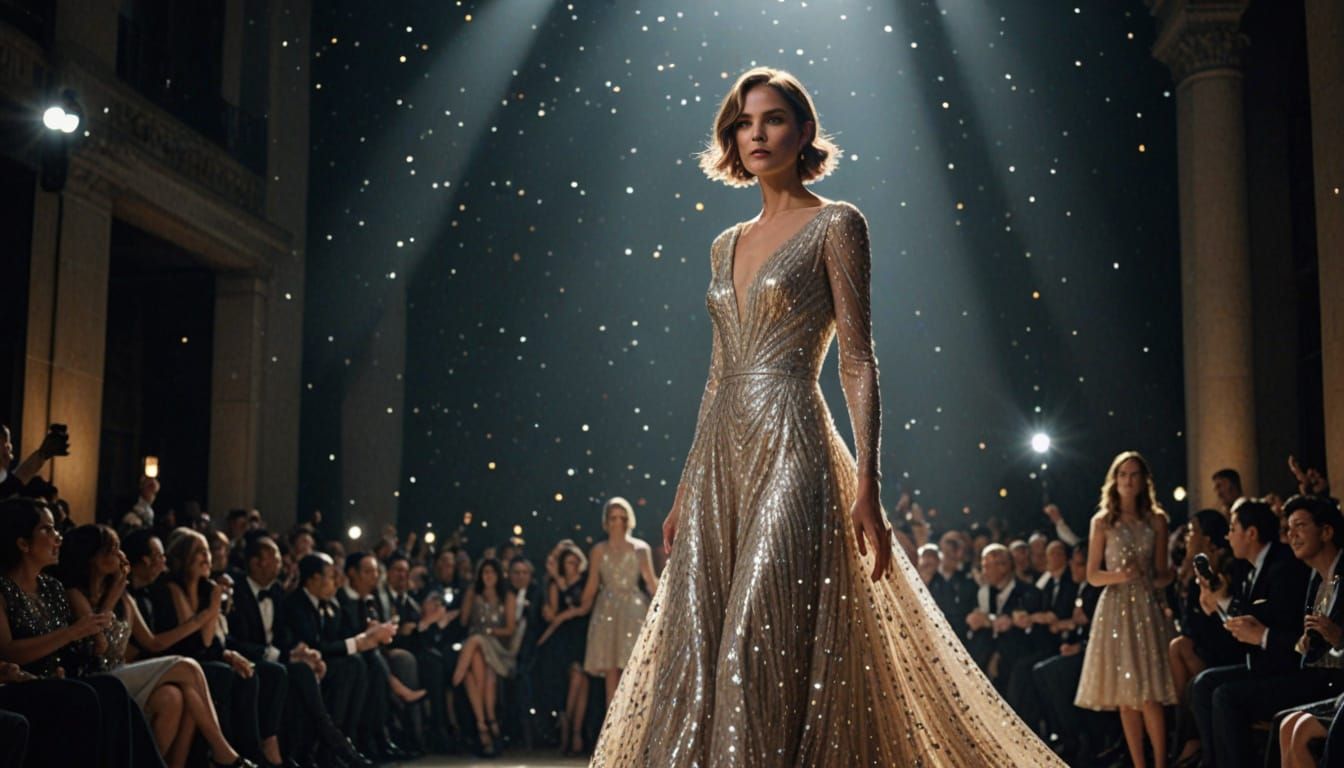 Glamorous Sequined Evening Gown
