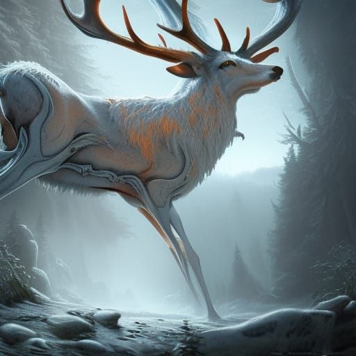 Spirit of the White Stag: Fantasy Concept Art