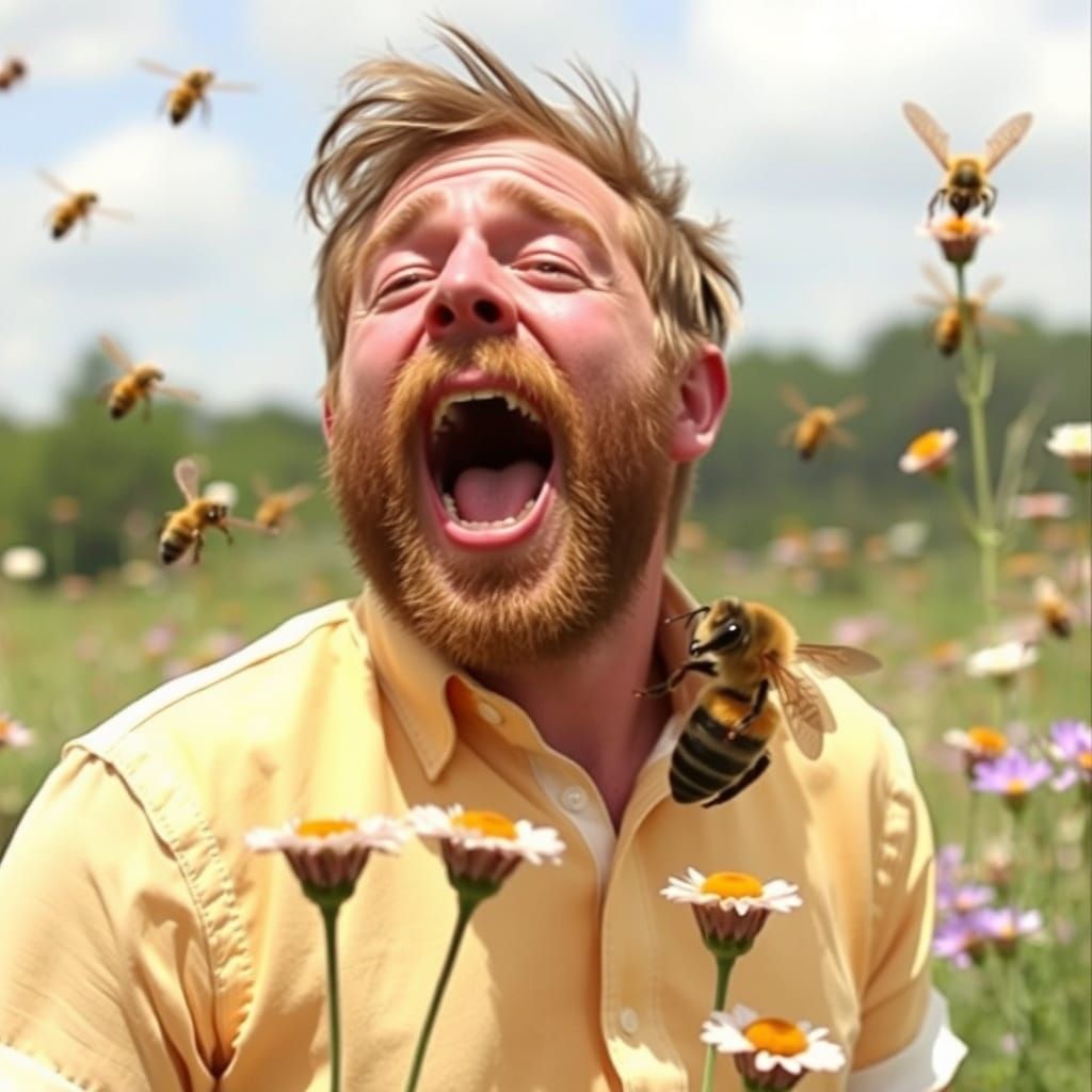 Nicolas Cage Reacts to Bees in Frenzied Outburst