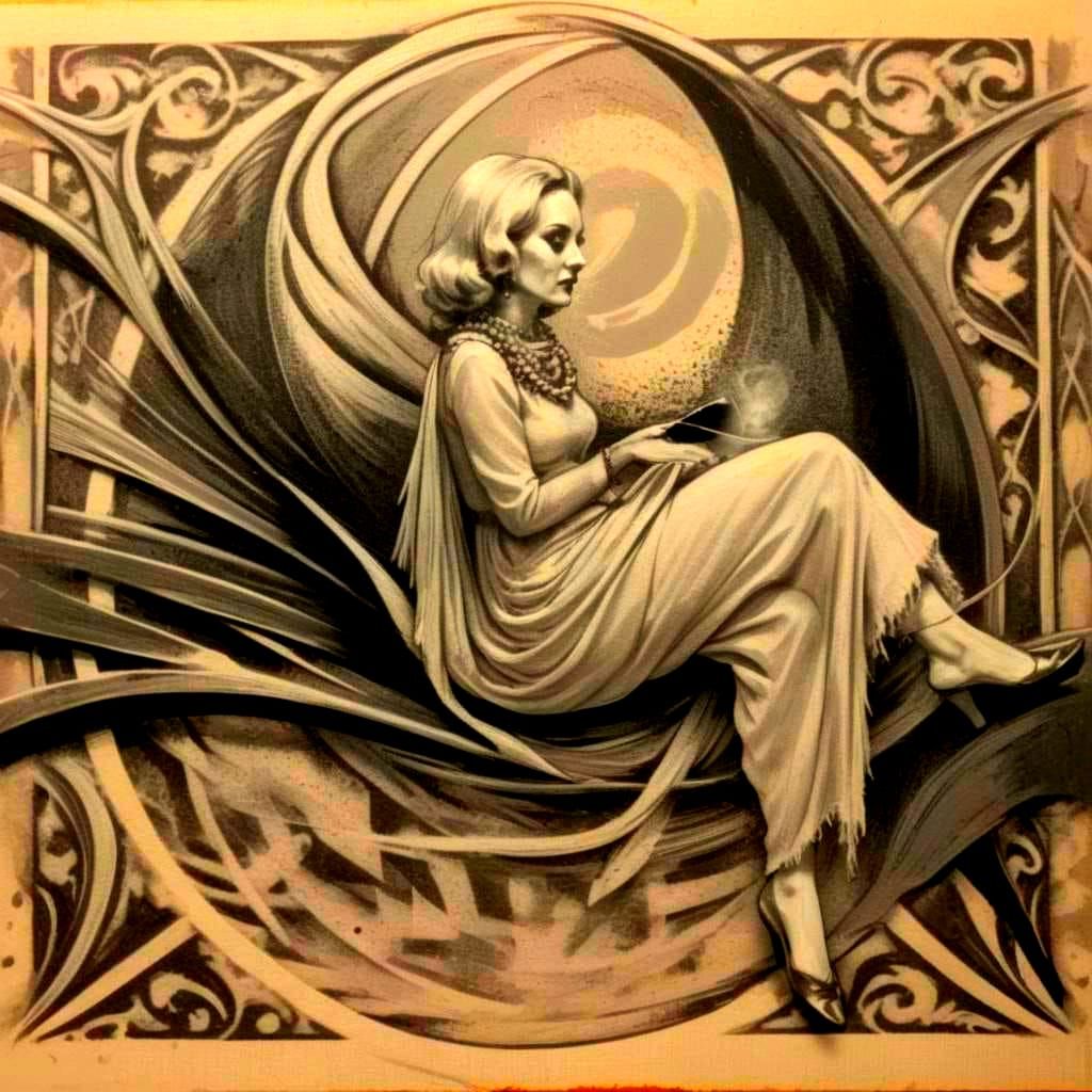 Impasto Masterpiece in Vibrant Halftone Style