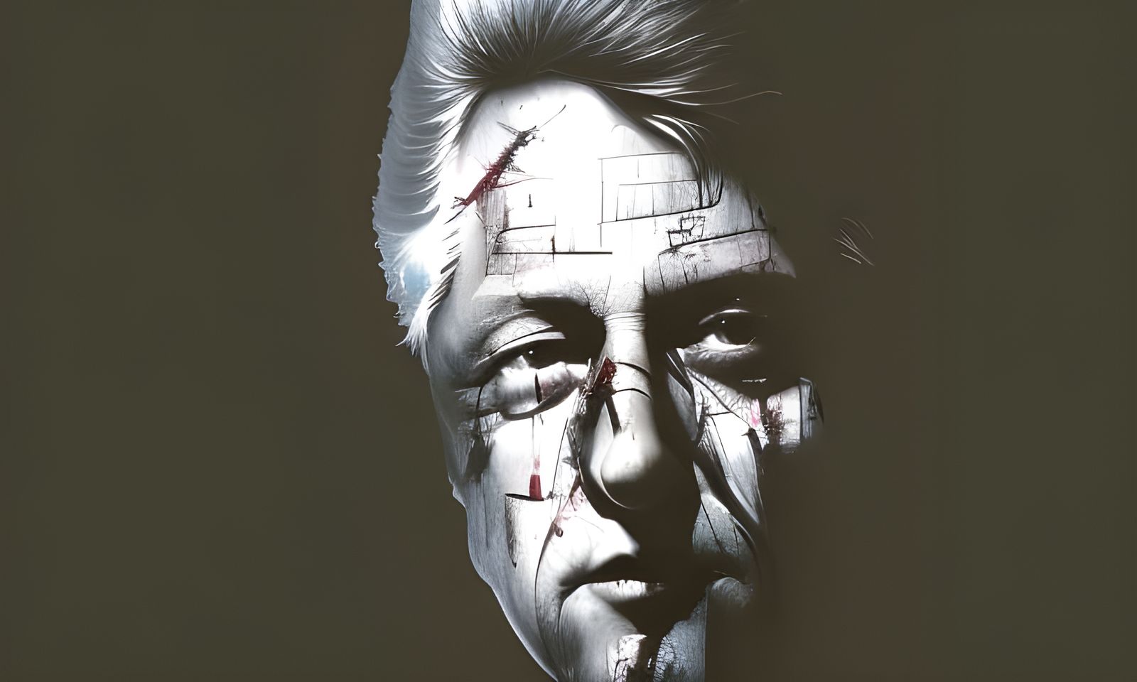 Holographic Portrait in Ethereal Style