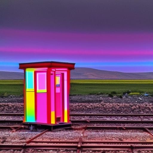 Rainbow-Illuminated Landscape: A Fresh Start