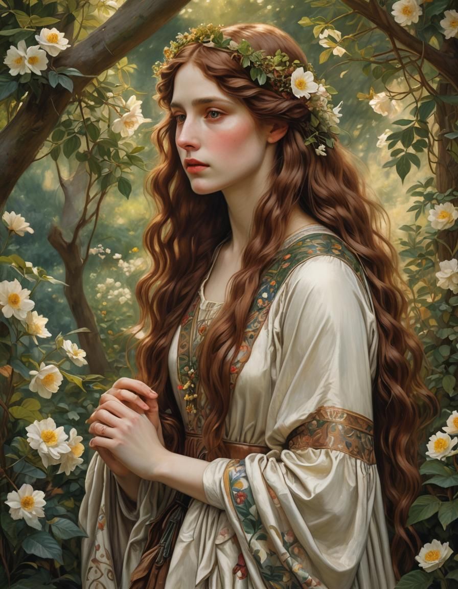 A beautiful young lady