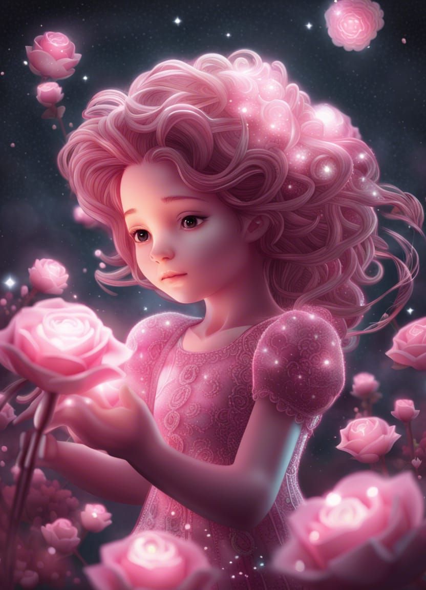 Aerith Gainsborough Constellation in Ethereal Roses