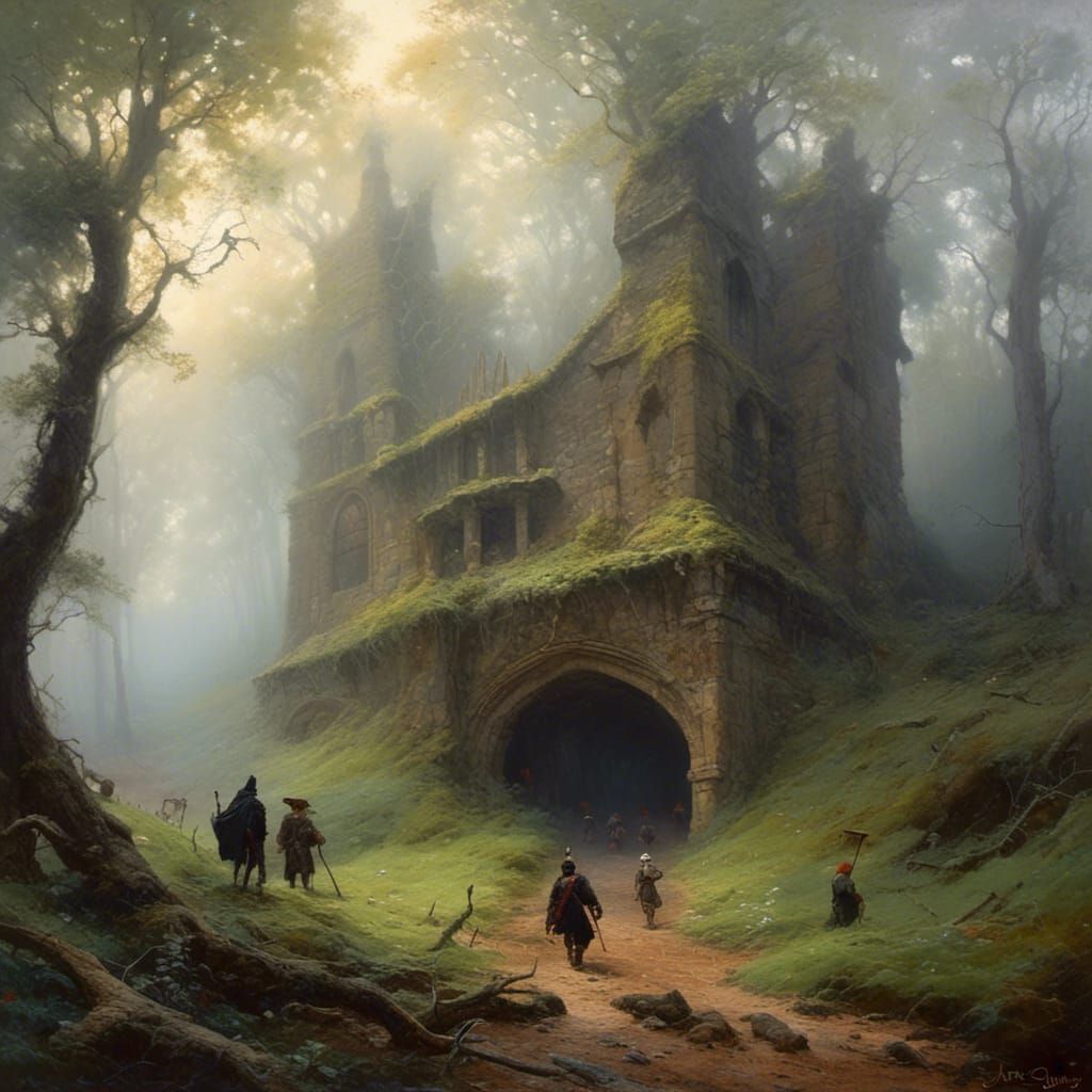 Robin Hood's Abbey Hideout in Sherwood Forest