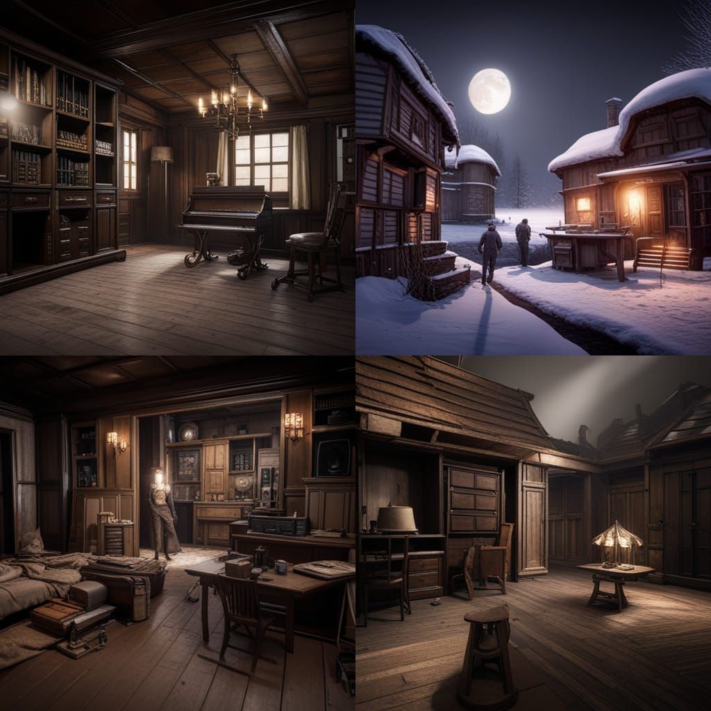 Resident Evil Village: 3D Game Cinematic Environment
